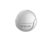 Tellur SMART - Sensore di movimento WiFi, senza fili, con sensore di movimento PIR, controllabile tramite app, nessun hub, rotondo, Ø 5 cm, colore: Bianco