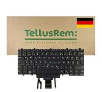 TellusRem sostituzione della tastiera Tedesco retroilluminata per Dell Latitude E5450, Latitude E7450, Latitude E7470