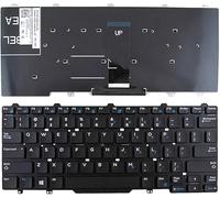TellusRem sostituzione della tastiera US non retroilluminata per Dell Latitude E5450, Latitude E7450, Latitude E7470