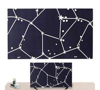 Tellyfabric ad alta densità, accessorio decorativo in poliestere per LCD e curvo da 32 a 65 pollici