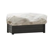 Telo antigelo per piante, in tessuto non tessuto, con coulisse, protezione antigelo, resistente alle intemperie, per vasi da fiori da balcone, rettangolare