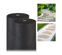 Telo antiradice per giardinaggio 50 metri Nero Telo per pacciamatura 150 g/m²