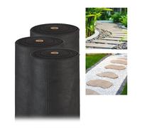 Telo antiradice per giardinaggio impermeabile 3 pz. telo pacciamatura 50 m