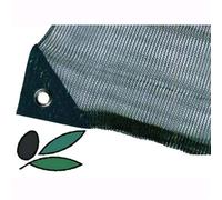 Telo Antispina Rete per raccolta Olive - 90 gr/mq CON Apertura Centrale Colore Verde con Angoli Rinforzati (8x8 MT)