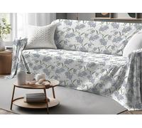 Telo Arredatutto Multiuso Copriletto In 100% Cotone Fantasia Magnolia