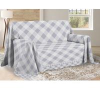 Telo Arredo Copritutto 100% Cotone Pensieri Delicati Fantasia Lovely Check