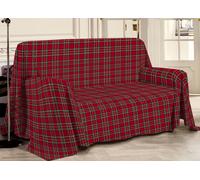 Telo Arredo Copritutto 100% Cotone Pensieri Delicati Fantasia Tartan