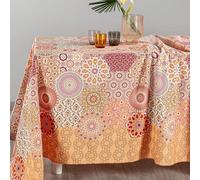 Telo Arredo Foulard Caleffi Matrimoniale Gran decor Etnic Corallo Cm 270x270 Ar