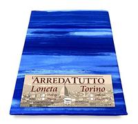 TELO ARREDO COPRITUTTO GRAN FOULARD COPRILETTO COPRIDIVANO TESSUTO RIO BLU