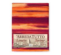 TELO ARREDO copritutto GRAN FOULARD copriletto COPRIDIVANO tessuto RIO ARANCIO