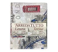 Telo ARREDO copritutto Gran Foulard COPRILETTO copridivano Tessuto LONETA (Londra Inglese New, 1 Piazza)