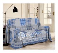 TELO ARREDO COPRITUTTO SINGOLO MATRIMONIALE TIROLO LOVE MOUNTAIN BLU