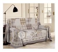 TELO ARREDO COPRITUTTO SINGOLO MATRIMONIALE TIROLO LOVE MOUNTAIN GRIGIO