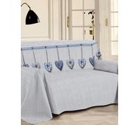 Telo Arredo Cuori Appesi 100% Cotone Made in Italy