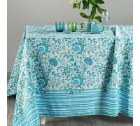 Telo Arredo Foulard Caleffi Matrimoniale Gran decor Kyoto Bluette Cm 270x270