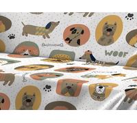 Telo Arredo Granfoulard Copritutto Salvadivano 100% Cotone Dis. Cani 25 GI