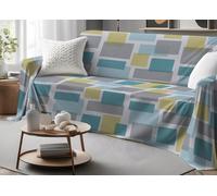 Telo Arredo Granfoulard Copritutto Salvadivano 100% Cotone Dis. Square