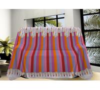 Telo Arredo In 100% Cotone Linea Pensieri Delicati Disegno Matitoni Fucsia