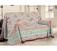 Telo Arredo Linea Pensieri Delicati In Cotone Disegno 80's Style Arancio