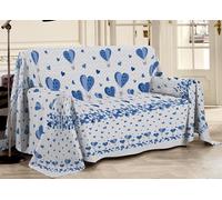 Telo Arredo Linea Pensieri Delicati In Cotone Disegno Mongolfiera Colore Blu