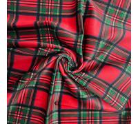 Telo Arredo Velluto Copritutto Gran Foulard a Fantasia Natalizia Natale Rosso