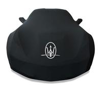 Telo Auto Personalizzato per Maserati GranTurismo Trofeo (Seit 2023), Resistente Elastico Traspirante Antipolvere Copri Copertura Protettiva per Auto,A Black