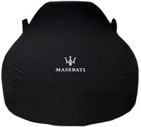 Telo Auto Personalizzato per Maserati GranTurismo Trofeo (Seit 2023), Resistente Elastico Traspirante Antipolvere Copri Copertura Protettiva per Auto,A Black