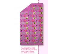 TELO BAGNO MARE MICROFIBRA MINNIE CALEFFI DISNEY ROSA