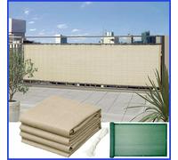 TELO BALCONE FRANGIVISTA VERDE ECRU FRANGIVENTO PER PRIVACY 6 MT