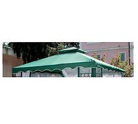 Giardini del Re Copertura Gazebo 3x3 mt Top in Poliestere colore Verde - YF-3137R