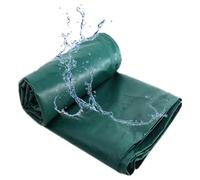 Telo con Occhiellato, Telone Antipioggia Verde, Teloni Impermeabili Pellicola di Copertura, Telo PVC Esterno Base Casa e Giardino per Tenda 4 * 5m