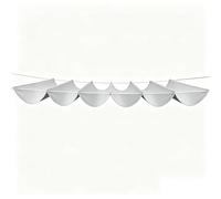 Telo Copertura a Onda da Esterno 60 x 900 cm Impermeabile Protezione UV Antivento Impermeabile Vela Ombreggiante con Occhielli per Esterno, Giardino, Terrazzo, Balcone, Grigio Chiaro