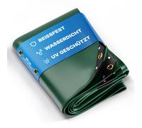 Telone Premium NEMAXX PLA46 400x600 cm - Telo Isolante, Protettivo Verde con Occhielli, in PVC 650 g/m² - Impermeabile, antistrappo, 24m²