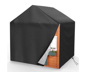 Telo Copertura Casetta da Giardino per Bambini, Copri Casetta per Bambini Tessuto Oxford 420D Impermeabile, Resistente ai Raggi UV e Alla Polvere, Copertura per Casetta per Bambini (L145xW145x160cm)