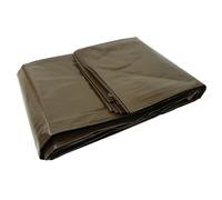 TELO COPERTURA ESTERNO OCCHIELLATO IMPERMEABILE MARRONE 4x8m GEKO G70724