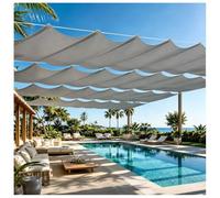 Telo Copertura Piscina 300x1000 cm Oxford Rinforzato per Esterno Grigio