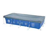 Telo copertura piscina per piscine con struttura in acciaio cm 380x178 cm