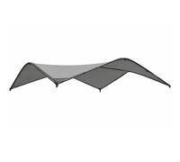 Telo Copertura Ricambio per Gazebo 350x350 m in Poliestere Grigio