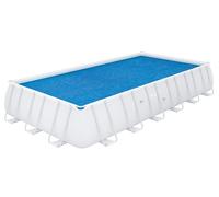 Telo copertura solare termica per piscina rettangolare 732x366x132 cm Besyway 58228