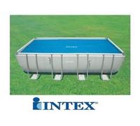 TELO COPERTURA TERMICO PER PISCINA 549X274 INTEX RETTANGOLARE RISCALDA ACQUA