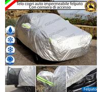 TELO COPRI AUTO COPRIAUTO PER PEUGEOT 206 IMPERMEABILE ANTIGRAFFIO FELPATO