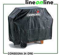 COPERTURA COPRI BARBECUE BBQ TELO PROTETTIVO IN PVC 120x50x90cm OMPAGRILL