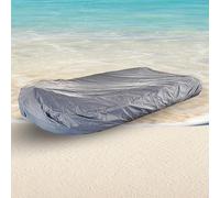 Telo Copri Barca Impermeabile, Tendalino Barca Copertura Resistente con Borsa Portaoggetti, per Runabout con Scafo a V, Fuoribordo e Imbarcazioni da Pesca