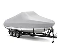 Telo Copri Barca per Starcraft Marine Superfisherman 186 | Impermeabile Tessuto 600D,Protezione UV Vento Polvere,Cinghie Regolabili,Bordo Elastico Sagomato