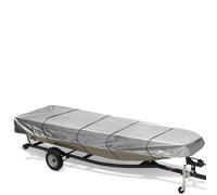 Telo Copri Barca Telo copribarca 210D impermeabile, parasole, protezione anti-UV, resistente, trasportabile, nero/argento, 30,5 cm, 35,6, 40, 45,7(Silver-16FT)
