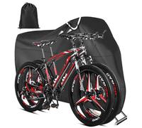 Telo Copri Bicicletta, Copribici Impermeabile Per 2 Bicicletta，210d Telo Copri Bicicletta Impermeabile Antipolveri Custodie Per Il Trasporto, Per Esterno Mountain Bike/Bici Da Strada