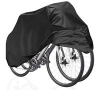 Telo copri bicicletta da esterno 2 bici impermeabile universale resistente all'acqua raggi UV polvere Materiale PEVA ad alta resistenza 240x140 cm