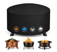 Telo Copri braciere per La Hacienda Brava Firepit 2026-Present, Copertura Rotonda in Tessuto Oxford Resistente all'Acqua per Uso Esterno Contro Polvere e Foglie