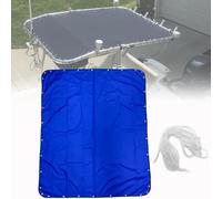 Telo copri-consolle centrale per barca - Telo copri-consolle centrale per barca, tessuto 600D impermeabile (168 cm L x 140 cm P)