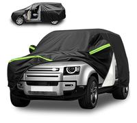 Telo Copri per Land Rover Defender 110 (1990-2016) - Oxford DuPont Telo Copriauto per Defender, Copri Impermeabile per Defender con Porta a Cerniera, Anti-Pioggia, Anti-Neve, Anti-UV, Anti-Polvere.